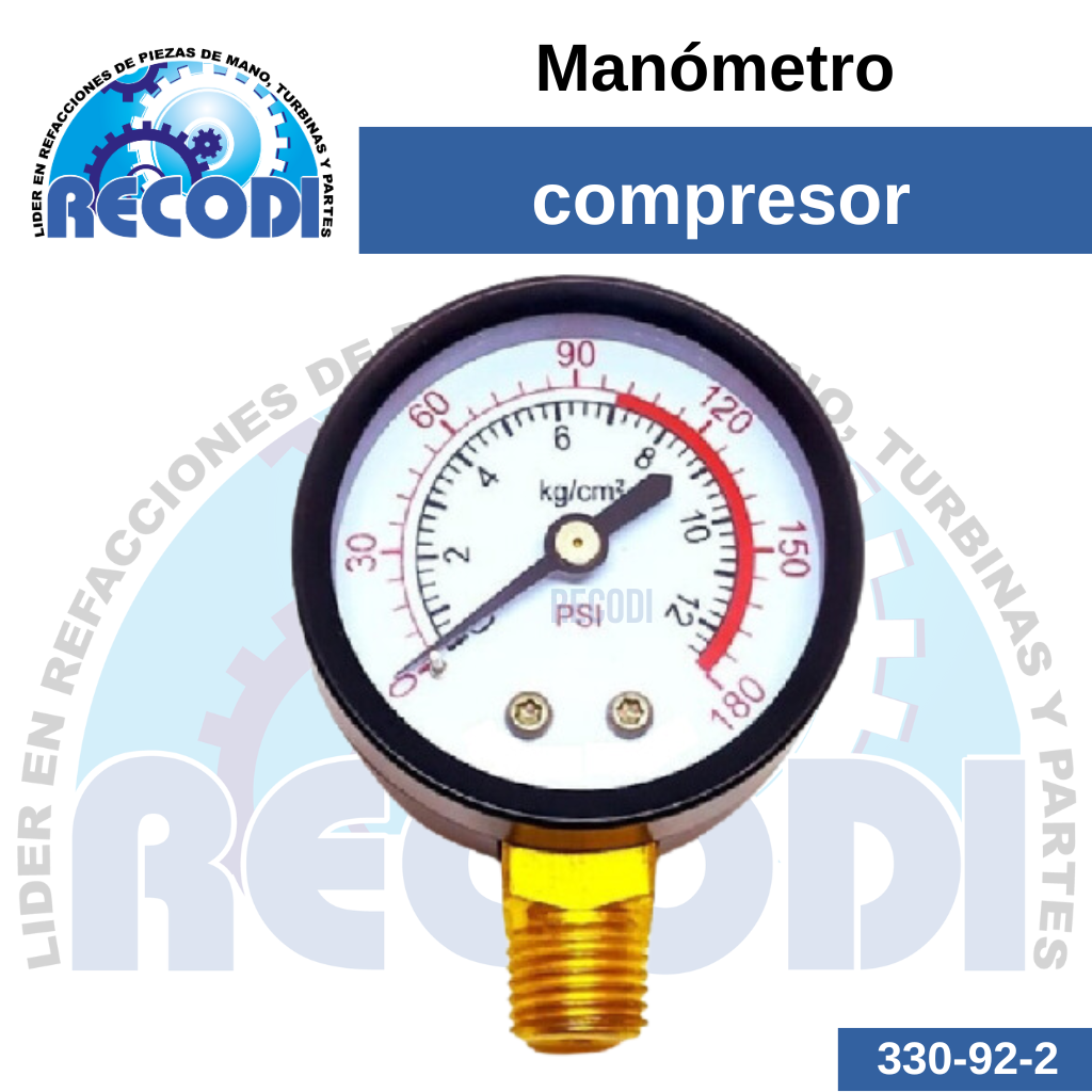 Manómetro radial