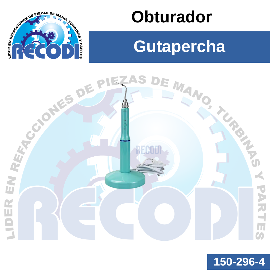 Obturador de gutapercha