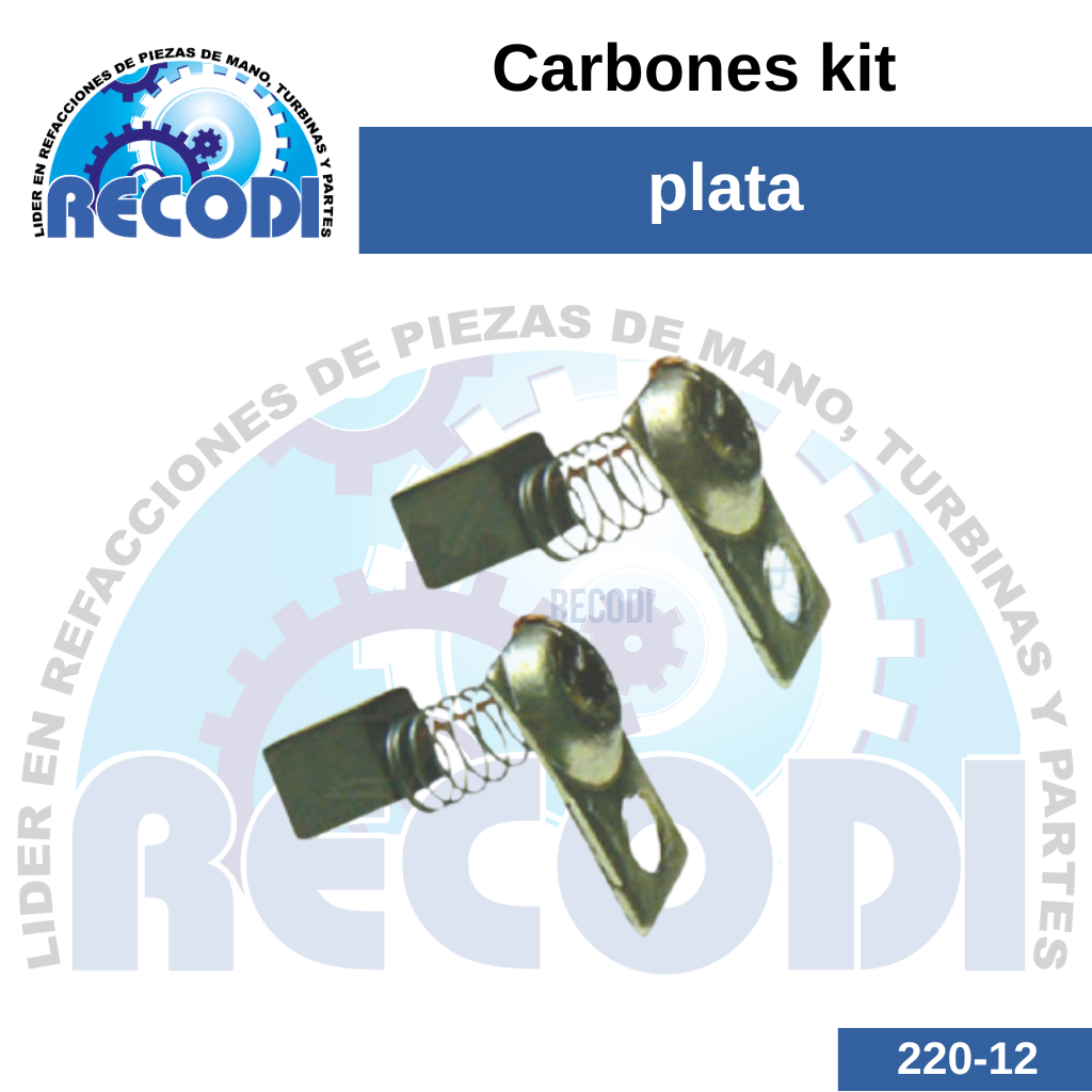 Kit carbones plata