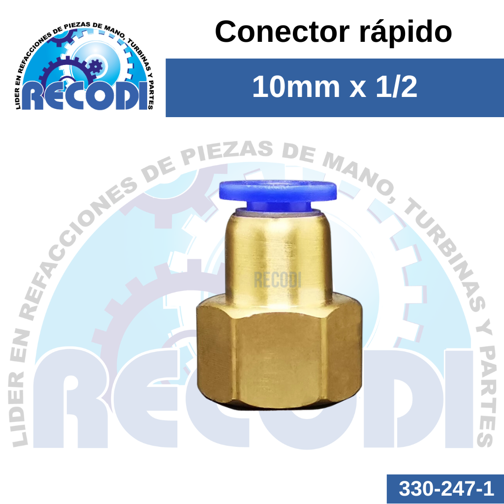 Conector rápido 10x1/2