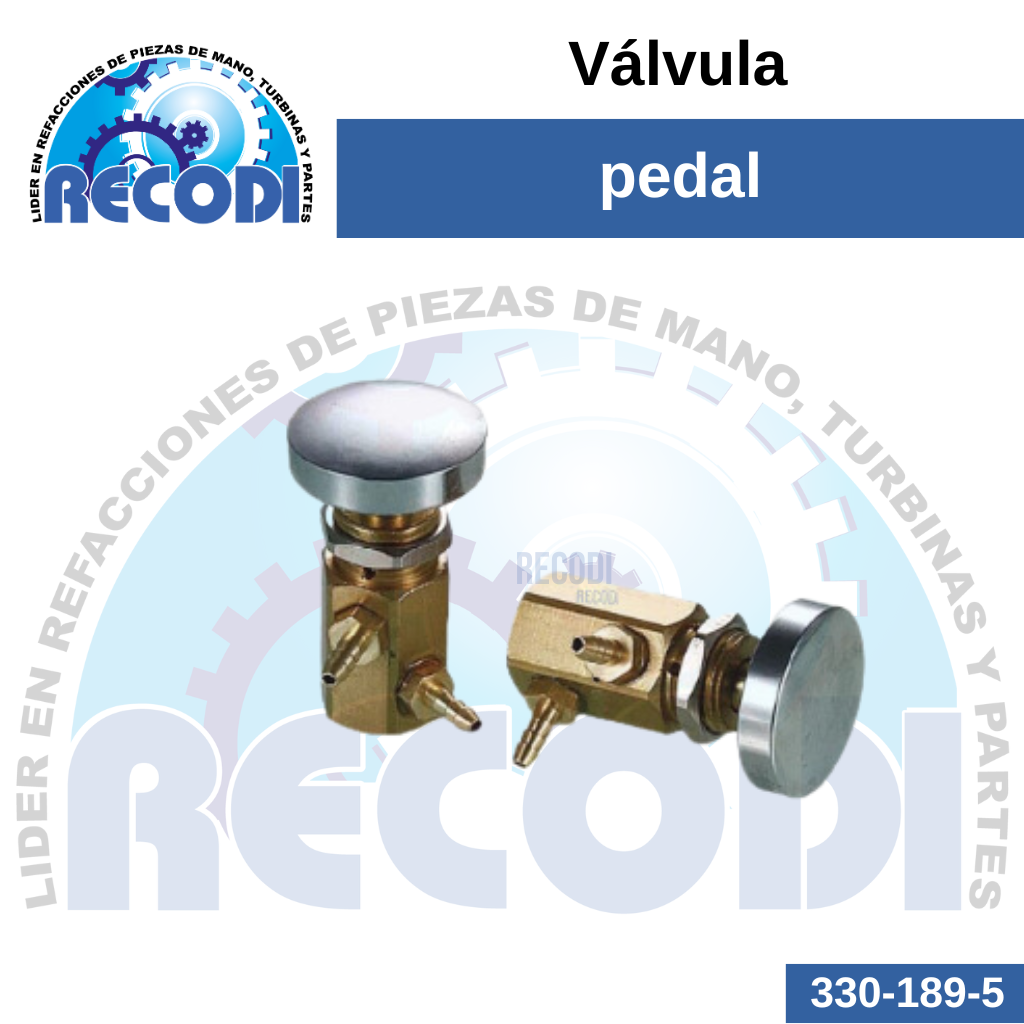 Válvula sopla residuos