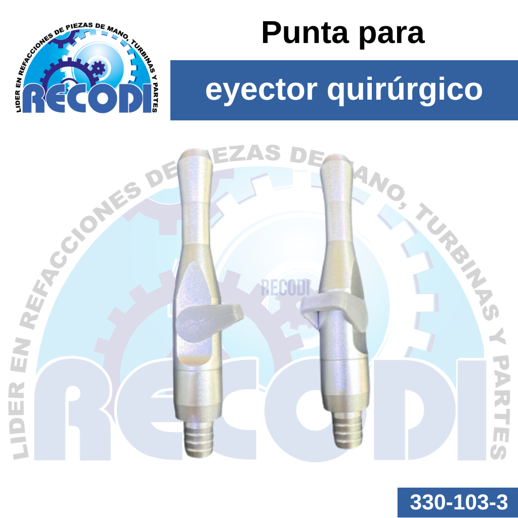 Punta para eyector quirúrgico