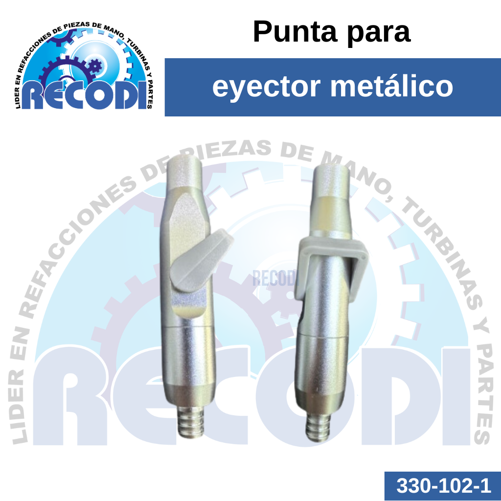 Punta eyector metálica