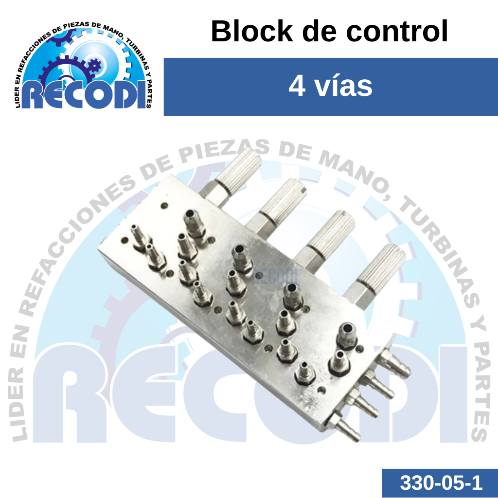 Block de control 4 vías