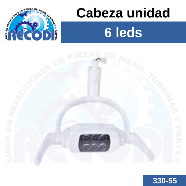 Cabeza 6 led
