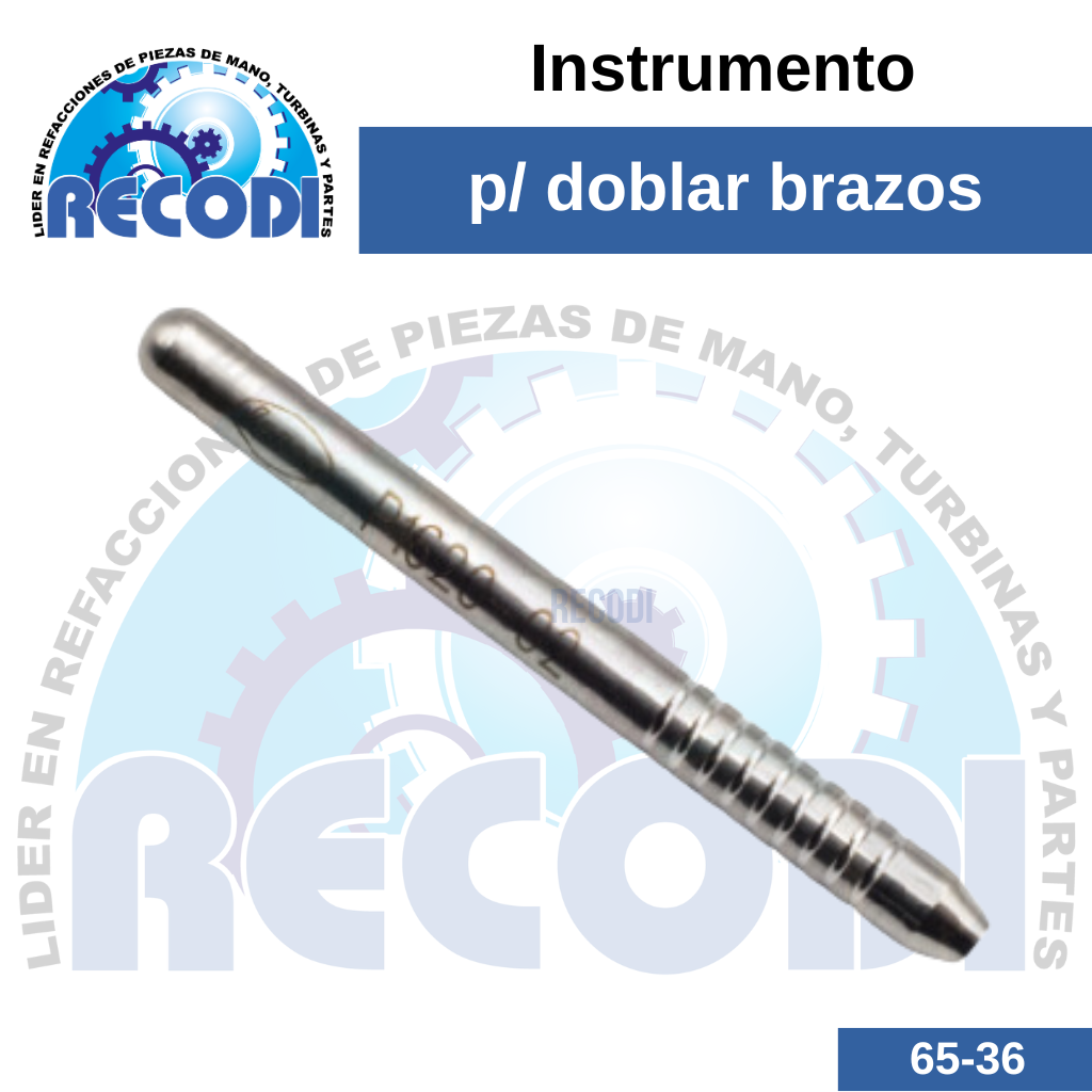 Instrumento para doblar brazos