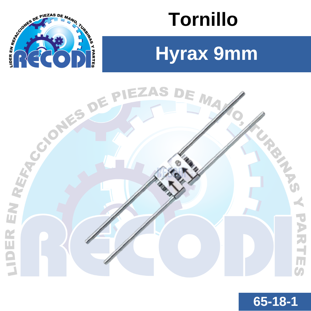 Tornillo hyrax 9mm