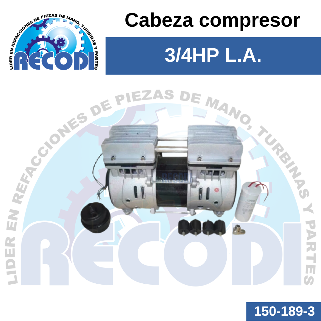 Cabeza compresor 3/4HP