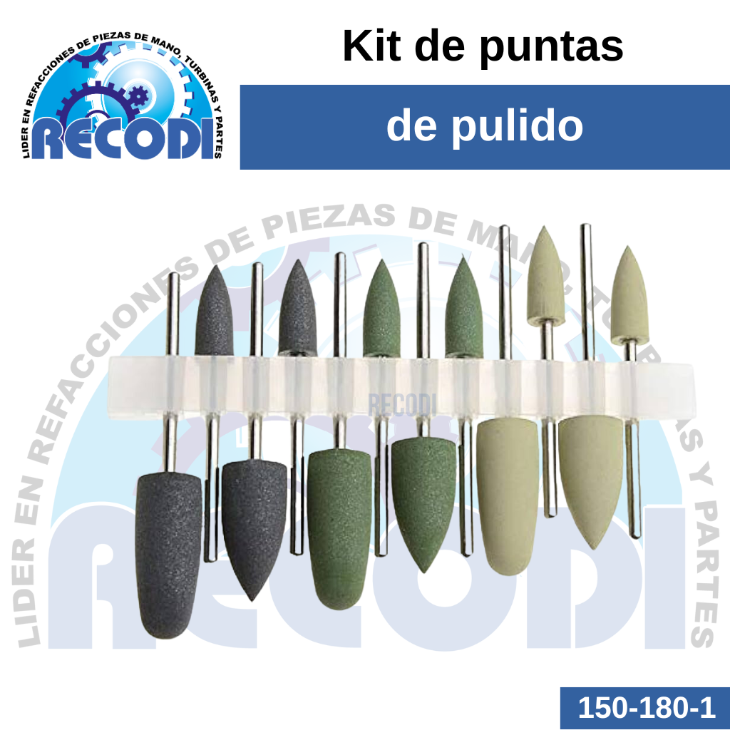 Kit de puntas de pulido