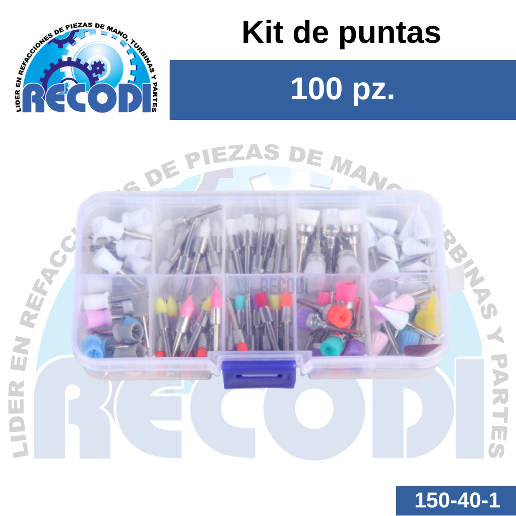 Kit de puntas profilaxis 100pz.