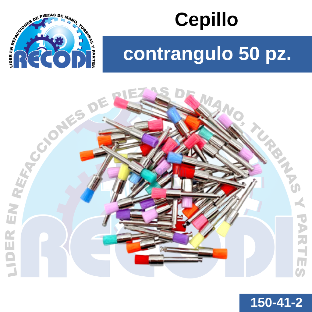 Cepillo profilaxis con 50pz.