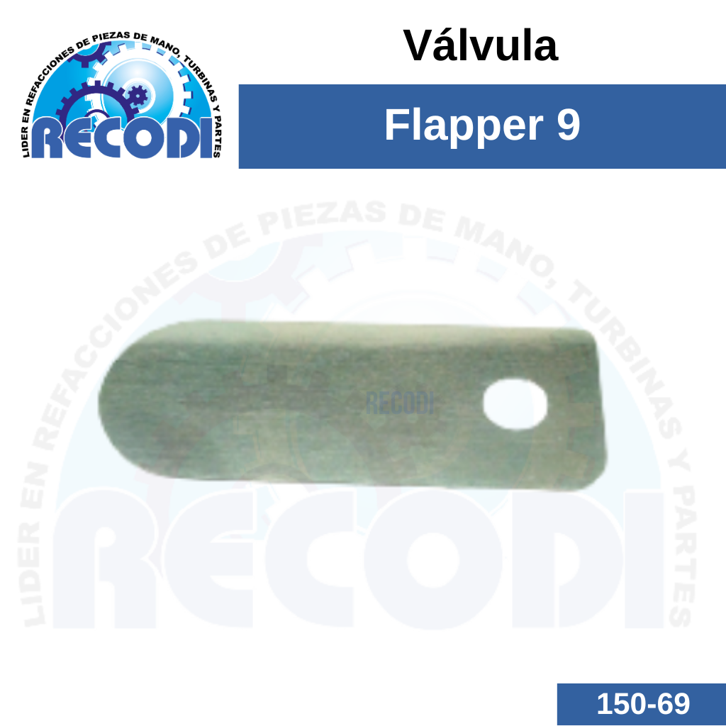 Válvula flapper 9