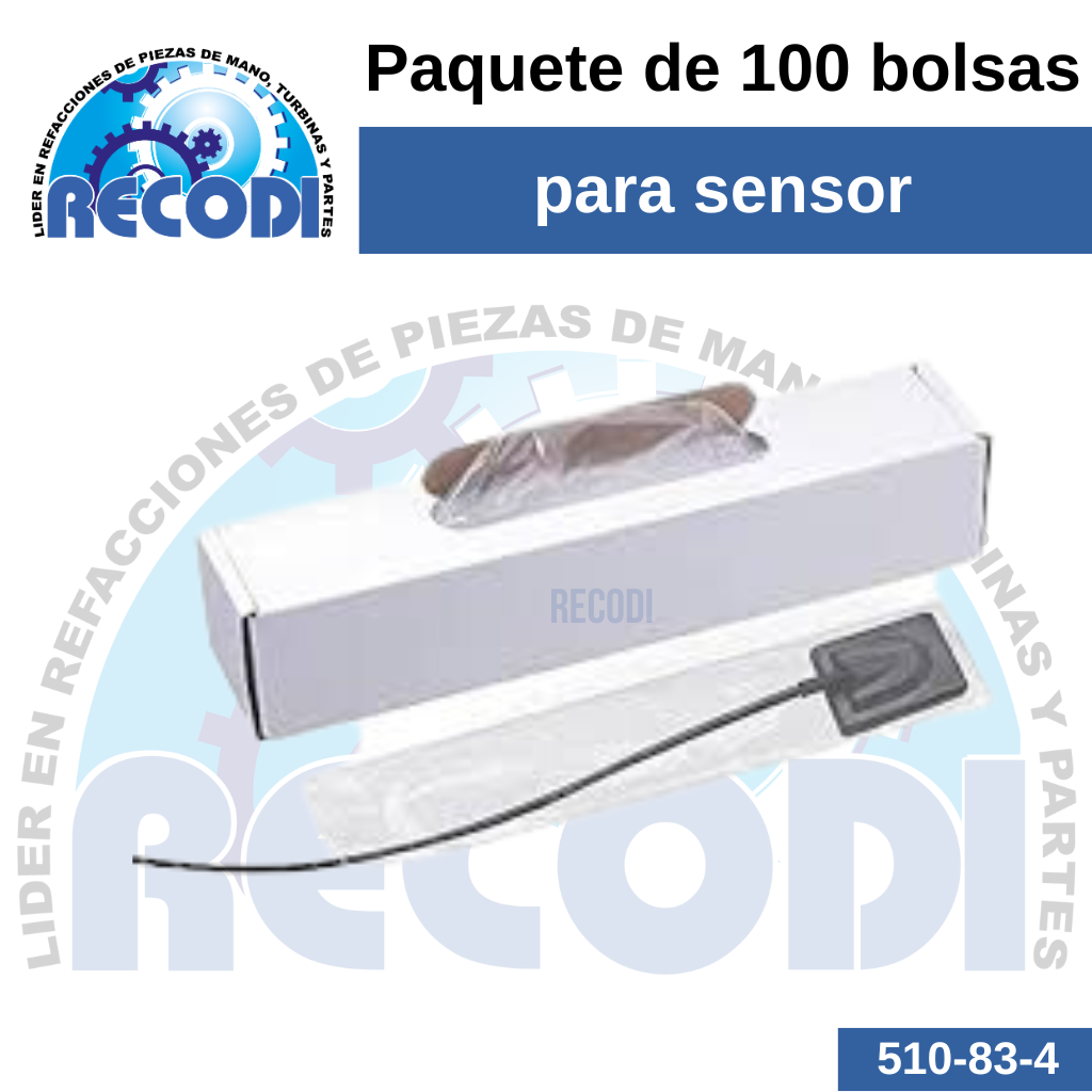 Paquete de 100 bolsas para sensor