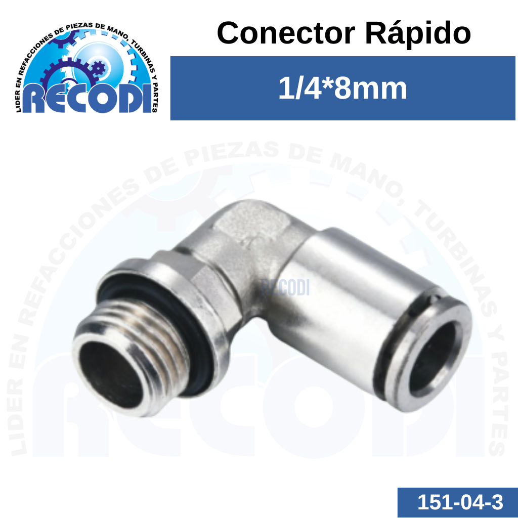 Codo rápido TPL8-1/4G