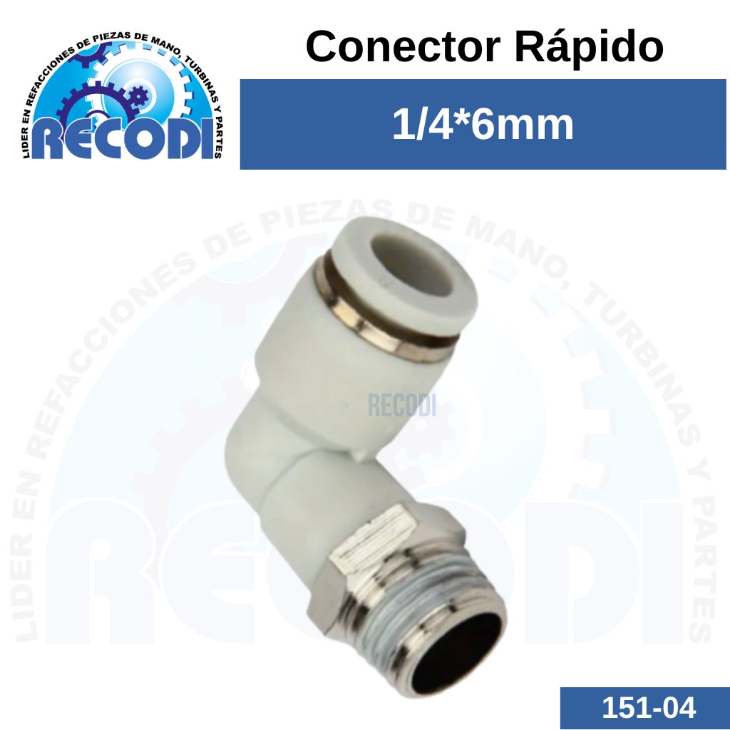 Codo rápido PL6-02G