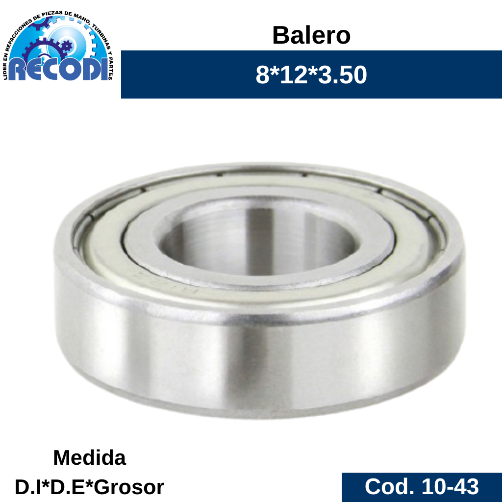 Balero 8x12x3.50