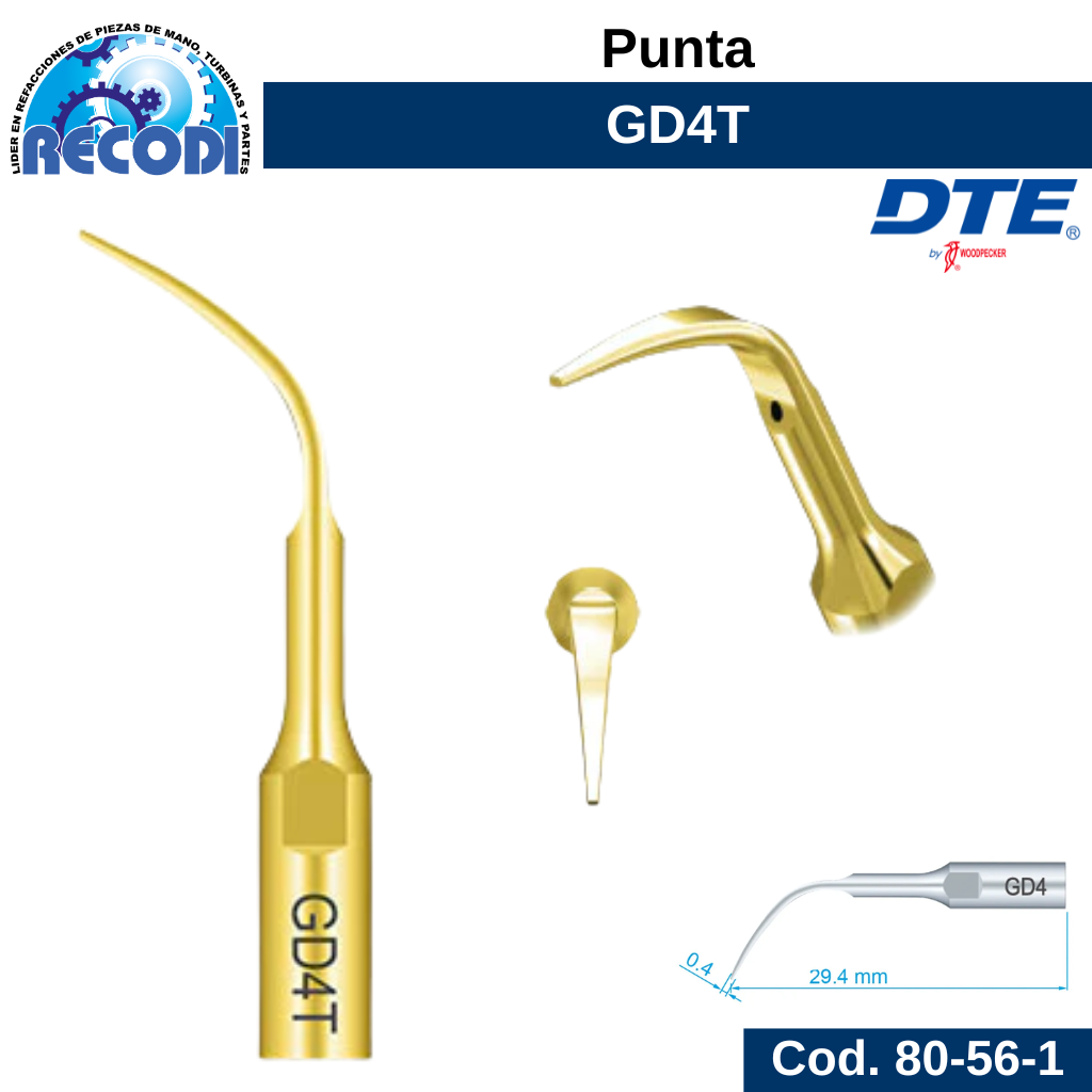 Punta escariador GD4T