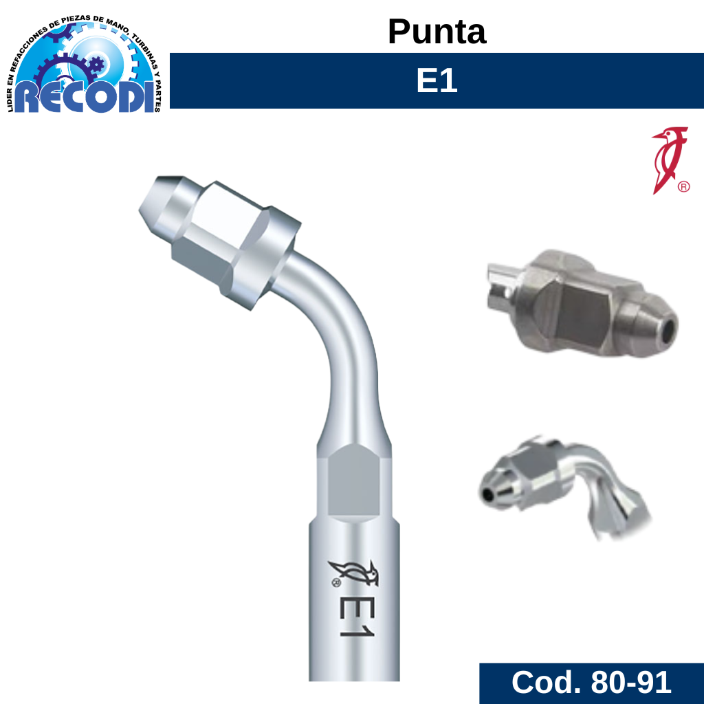 Punta escariador E1