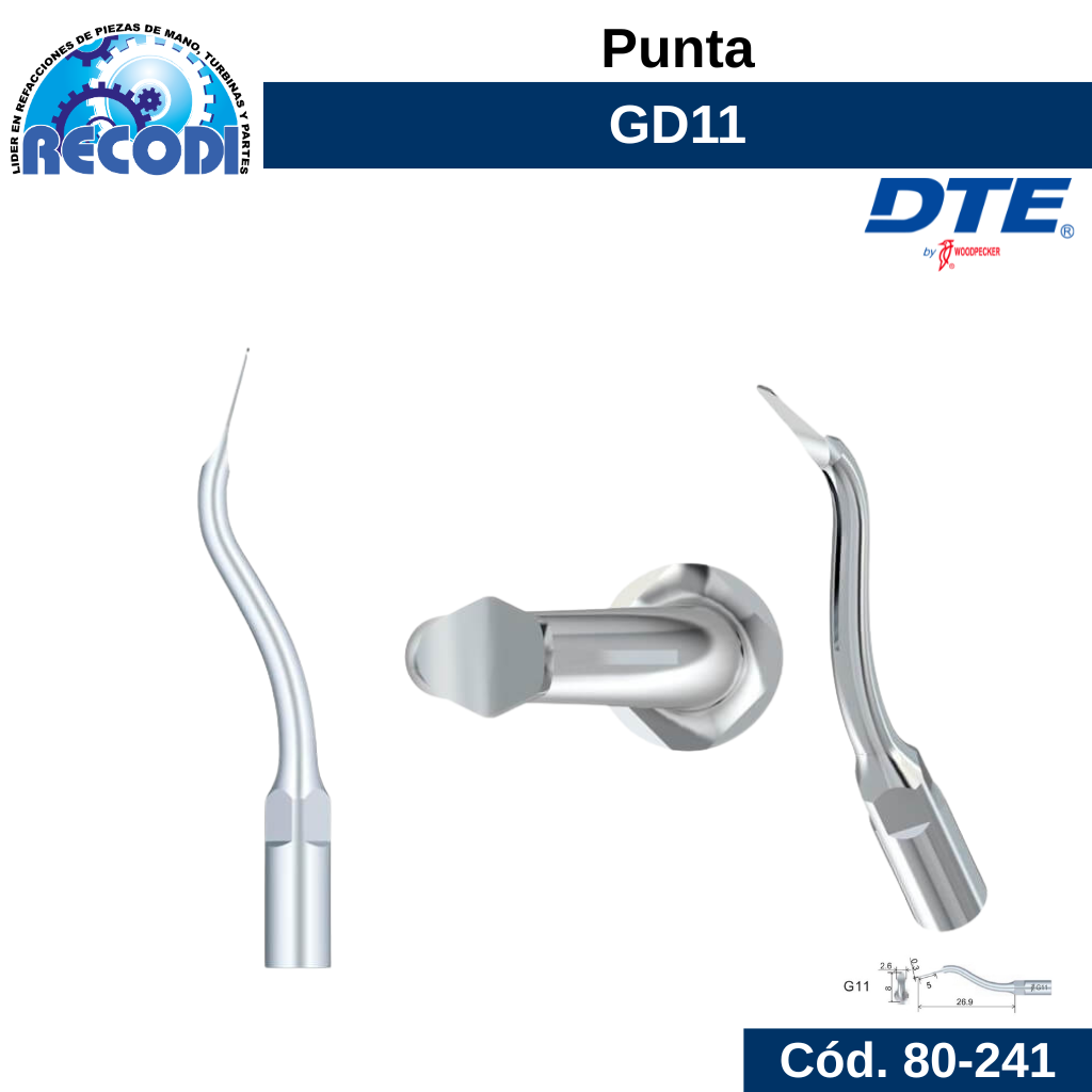 Punta escariador GD11