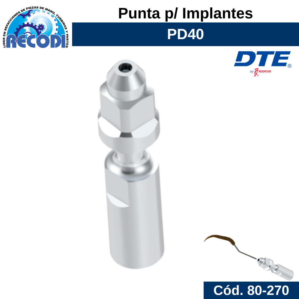 Punta Implantes PD40