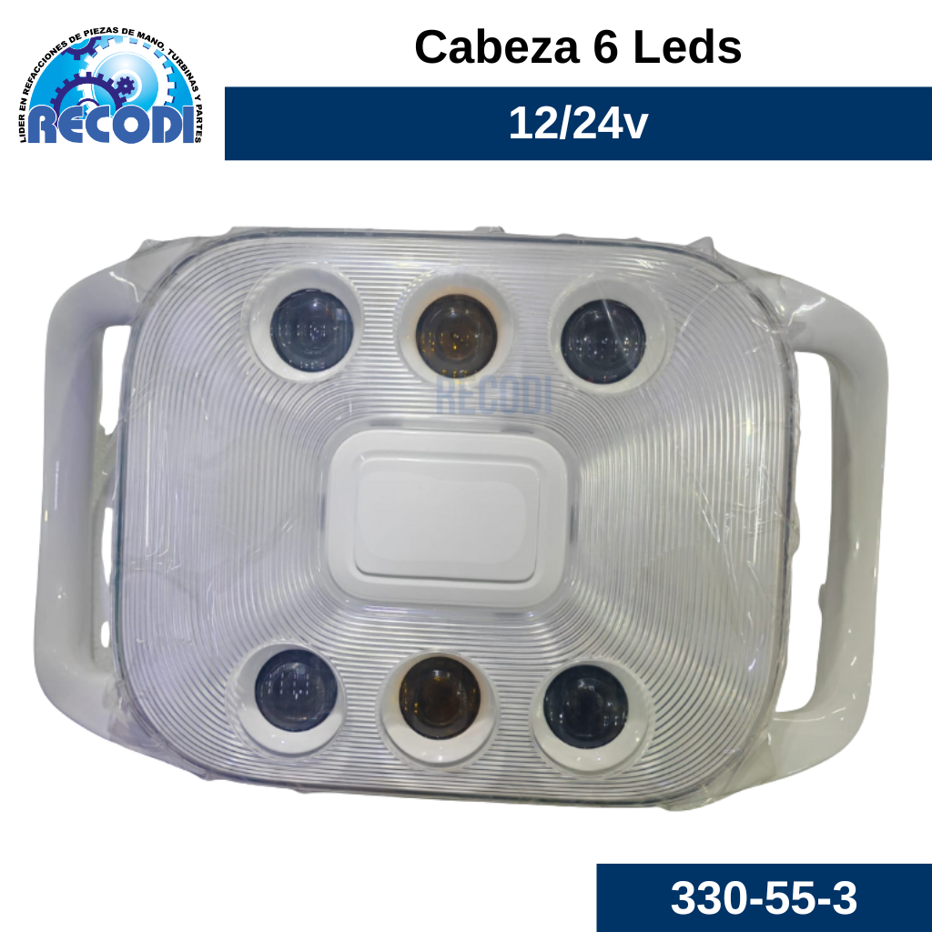 Cabeza 6 led
