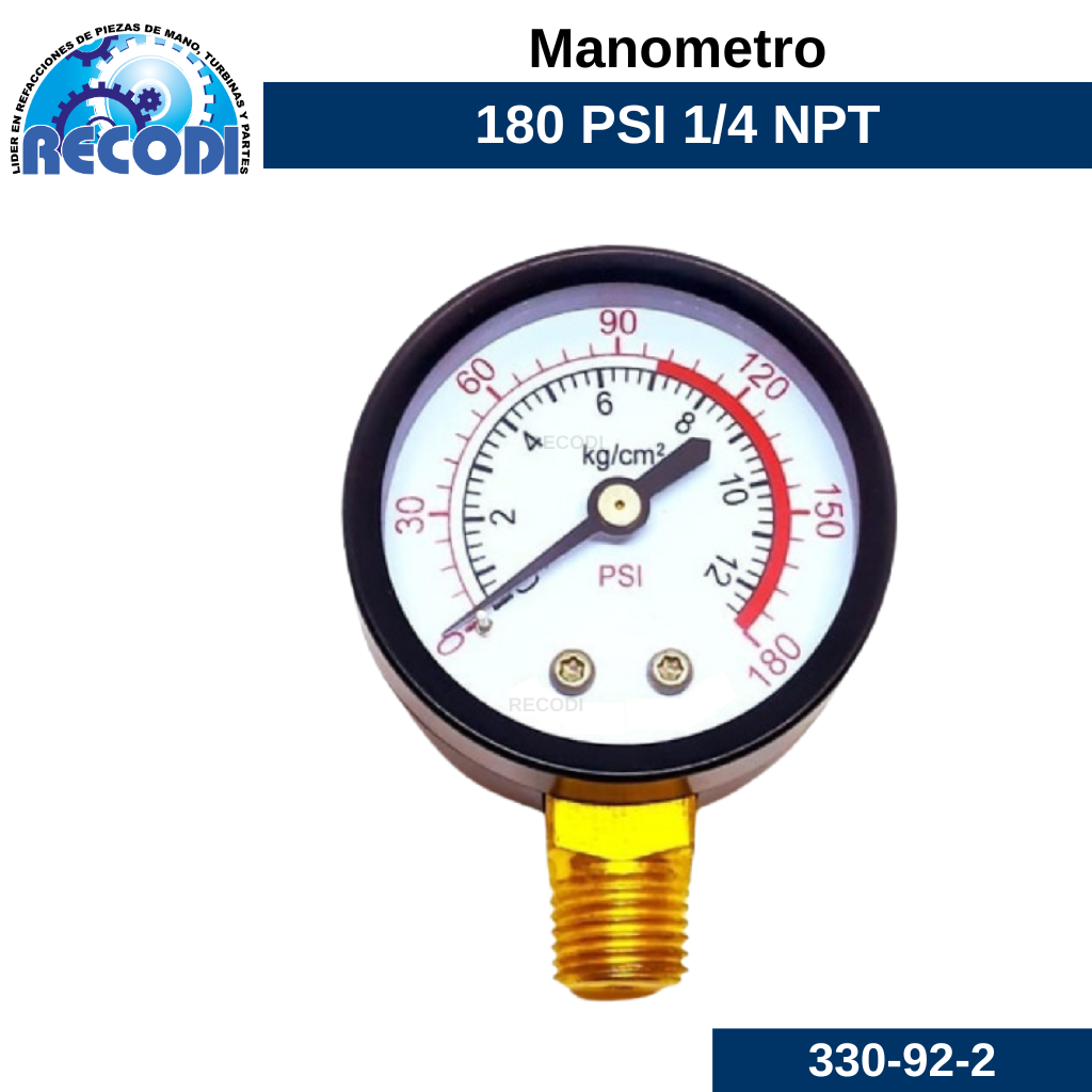 Manómetro radial