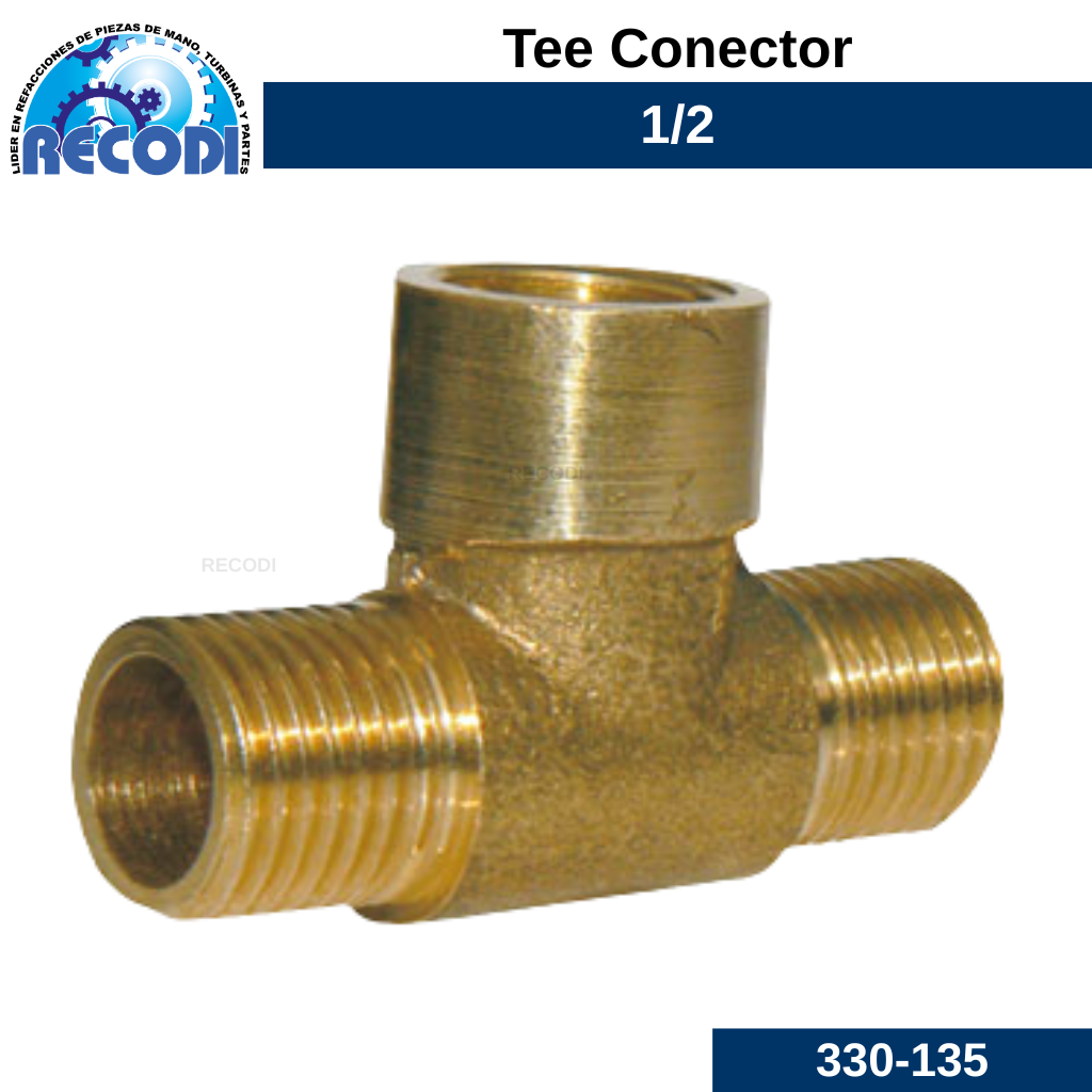 Tee articulador 1/2