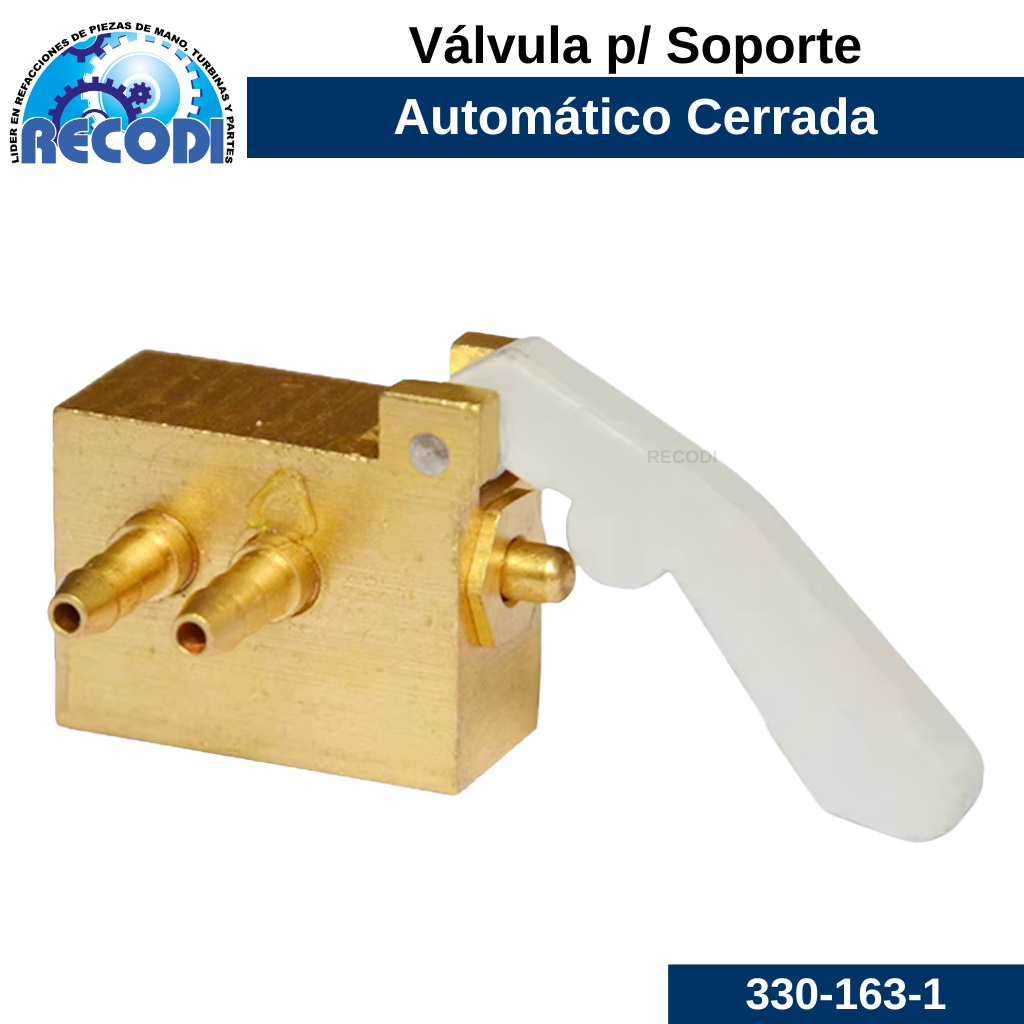 Válvula p/ soporte automático