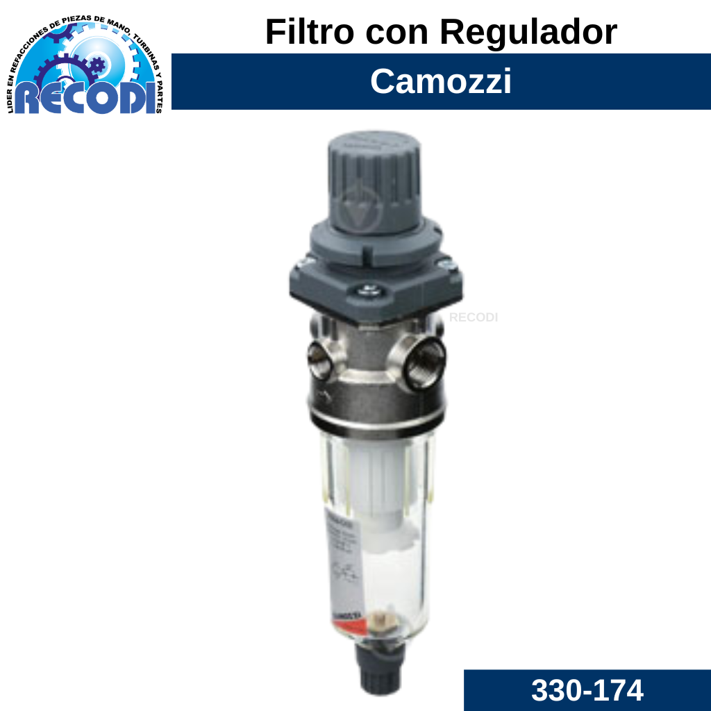 Filtro c/ regulador Camozzi