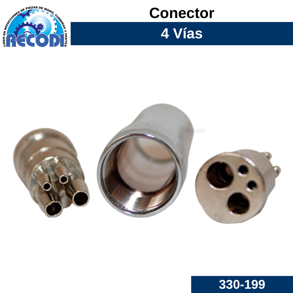 Conector 4 vías