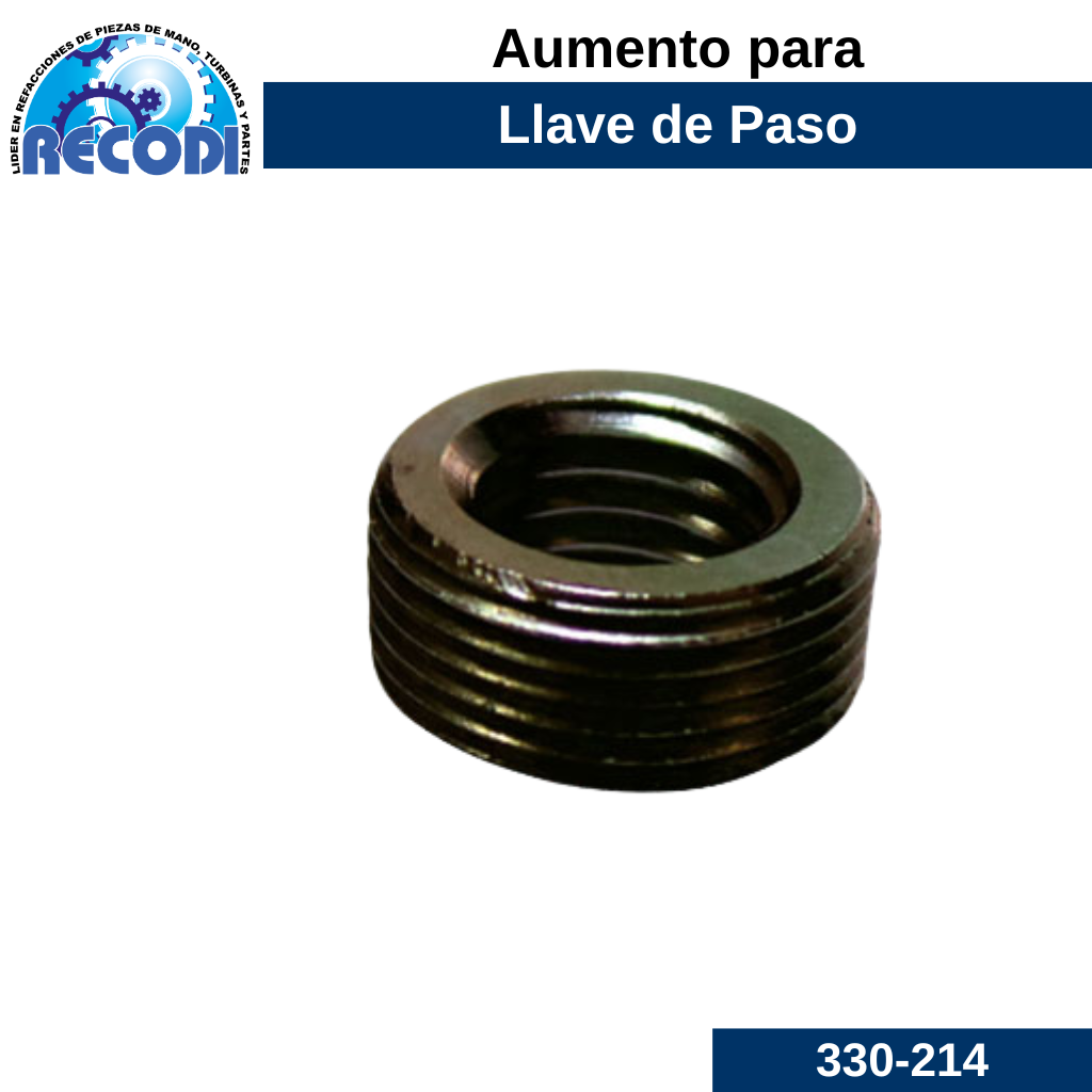 Aumento p/ llave de paso