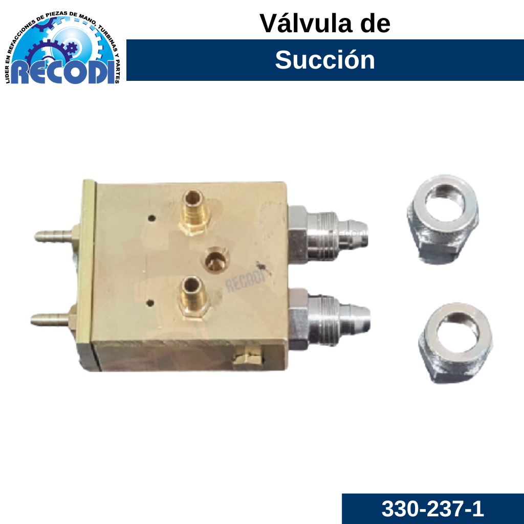 Válvula de succión 2R