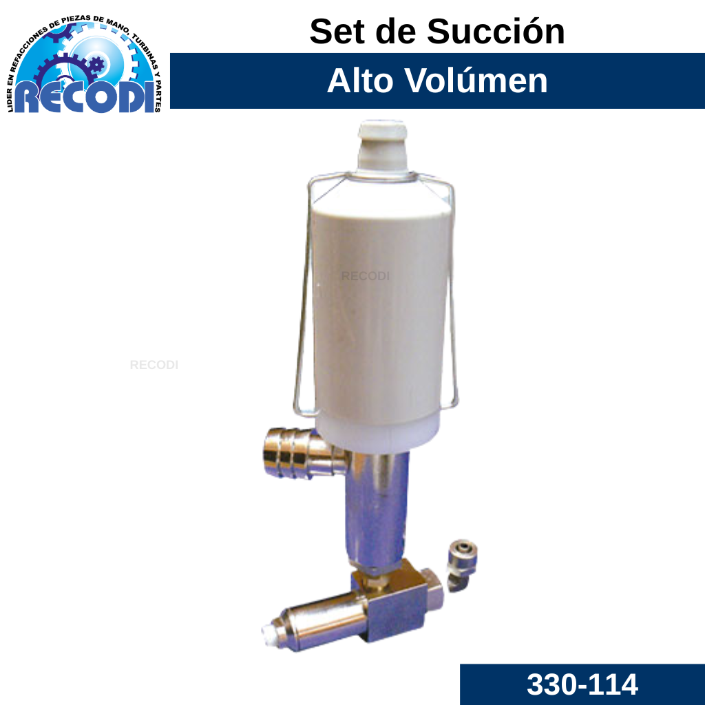 Set de succión alto vol.
