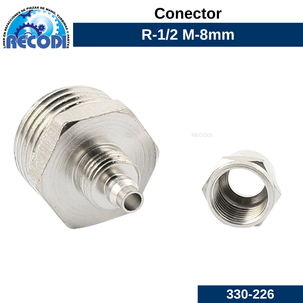 Conector 8x1/2