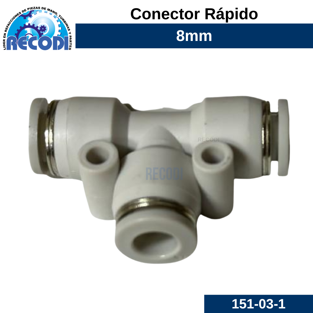 Tee rápida M-8mm