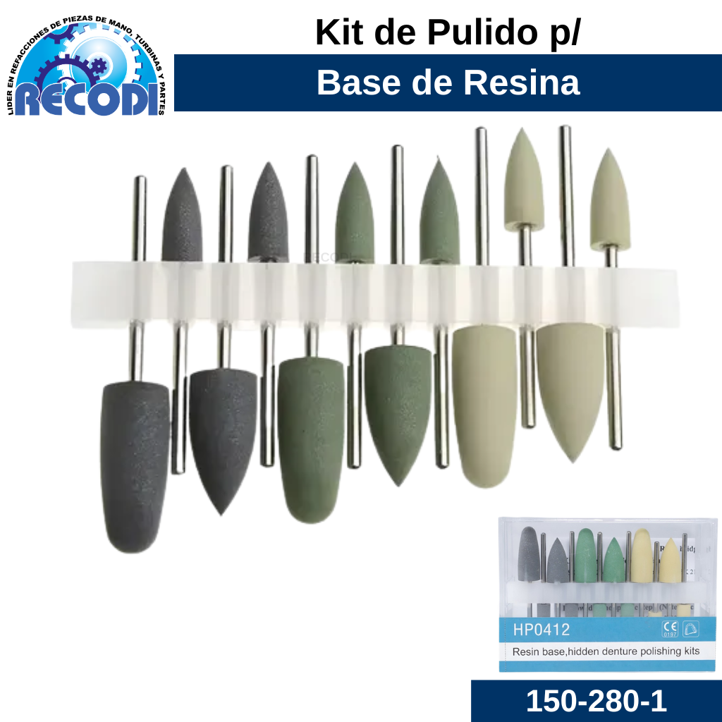 Kit de puntas de pulido
