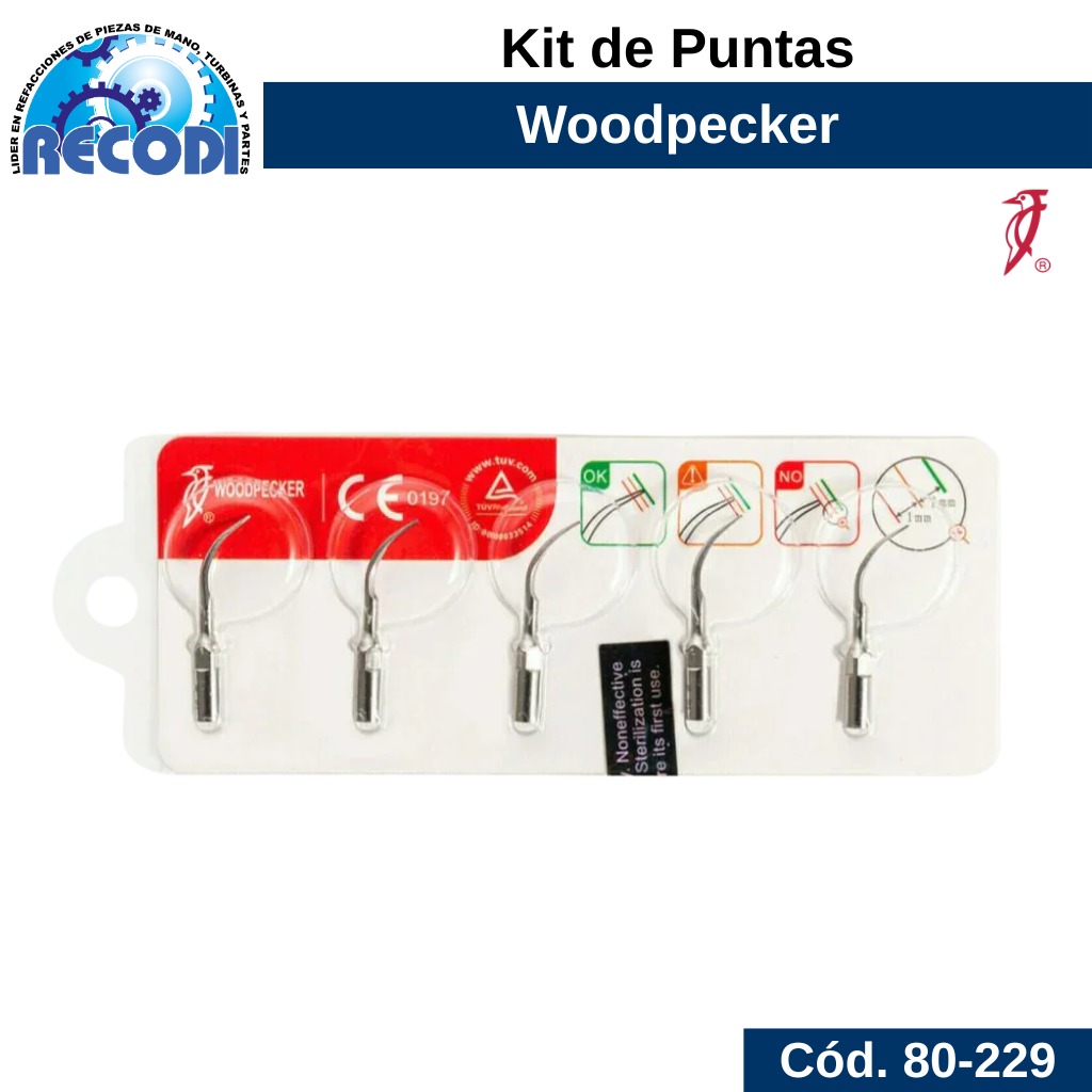 Kit puntas woodpecker