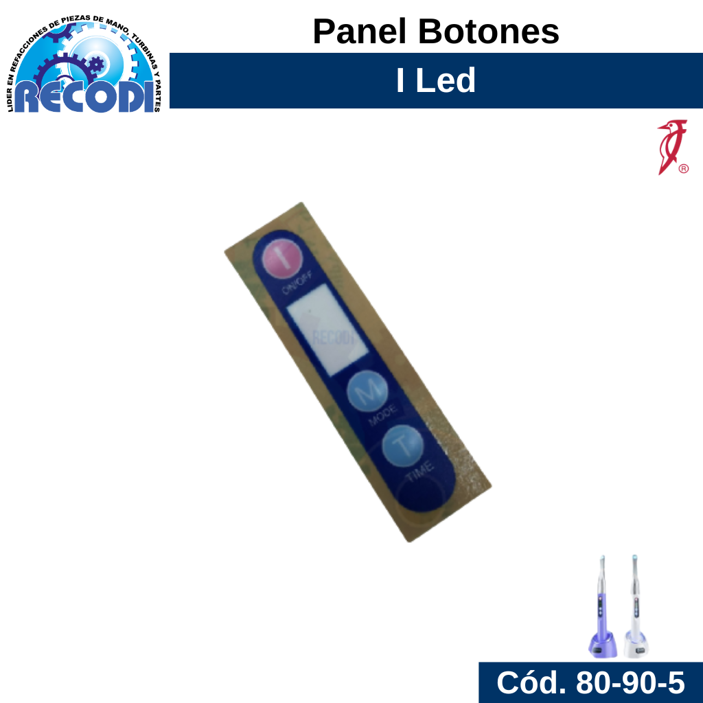 Panel botones p/ I LED