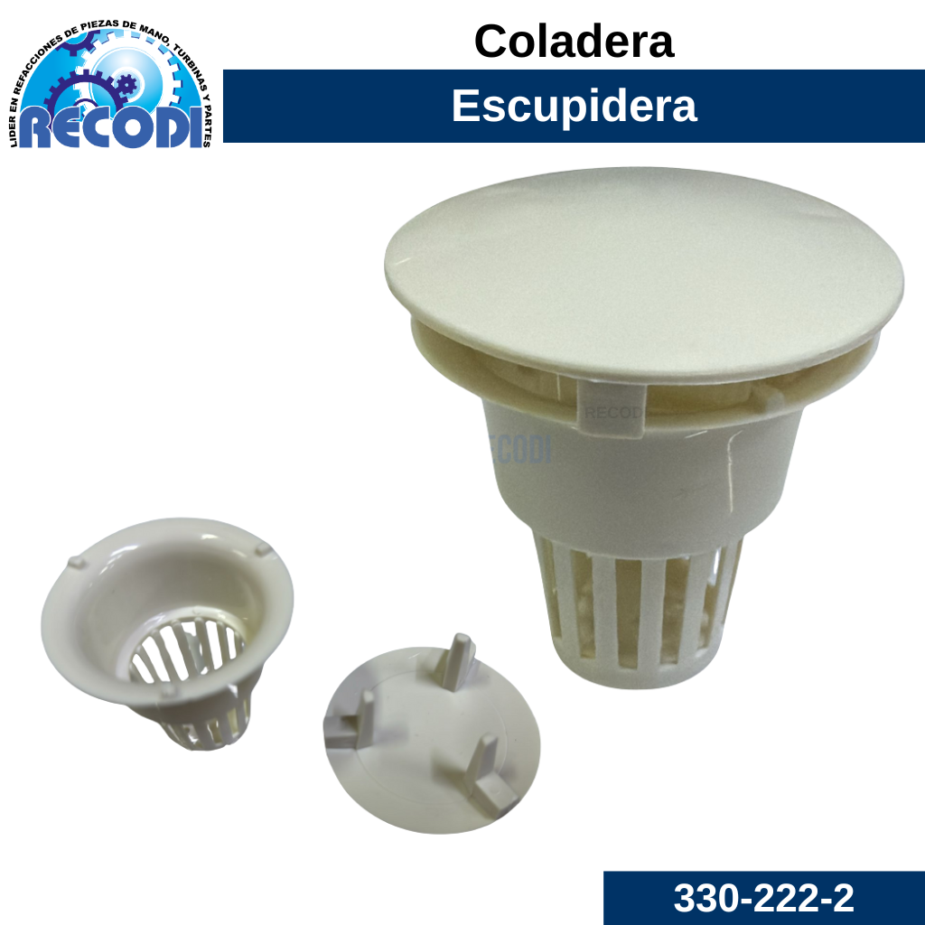 Coladera para escupidera