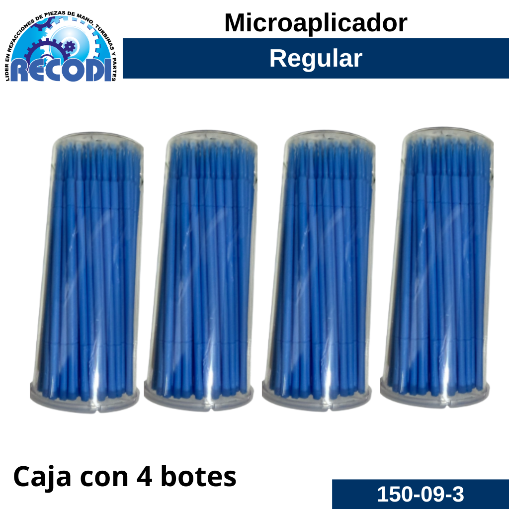 Microaplicador Regular caja con 4 Tubos
